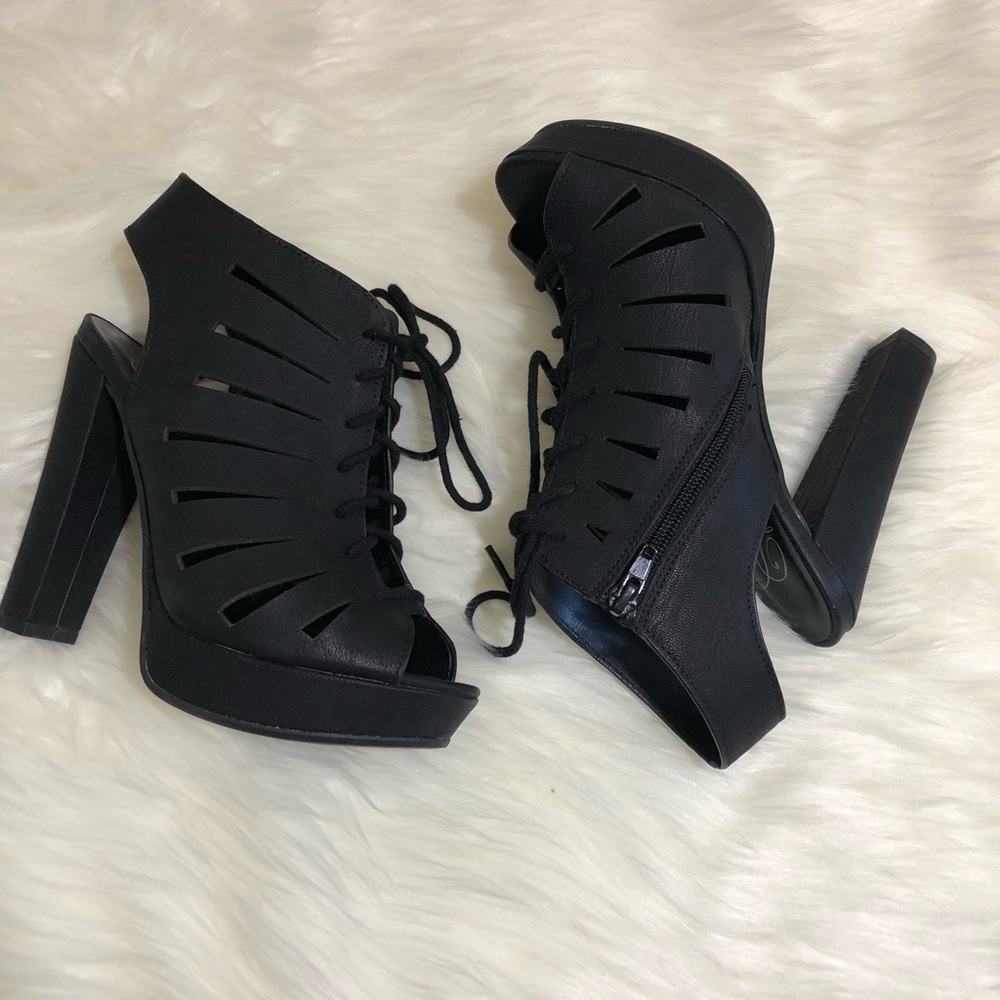 Black Platform Heels